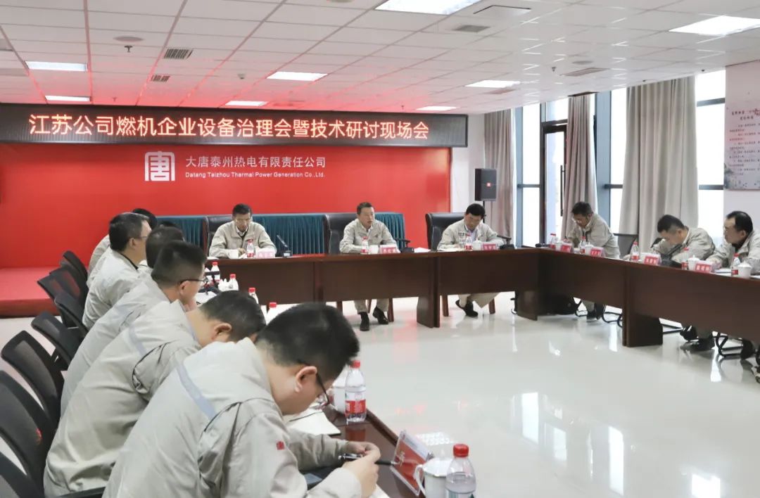 大唐江蘇公司召開燃機企業(yè)設備治理會暨技術(shù)研討現(xiàn)場會