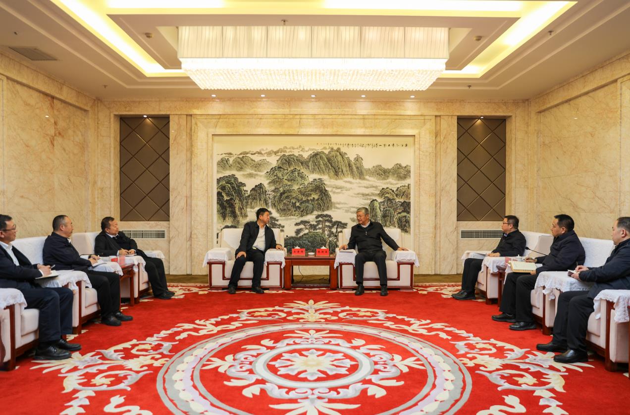 大唐甘肅公司黨委書記、董事長王建偉拜會隴南市委書記張柯兵、市長劉永革