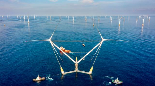 全球最大漂浮式風電平臺“明陽天成號”正式投運