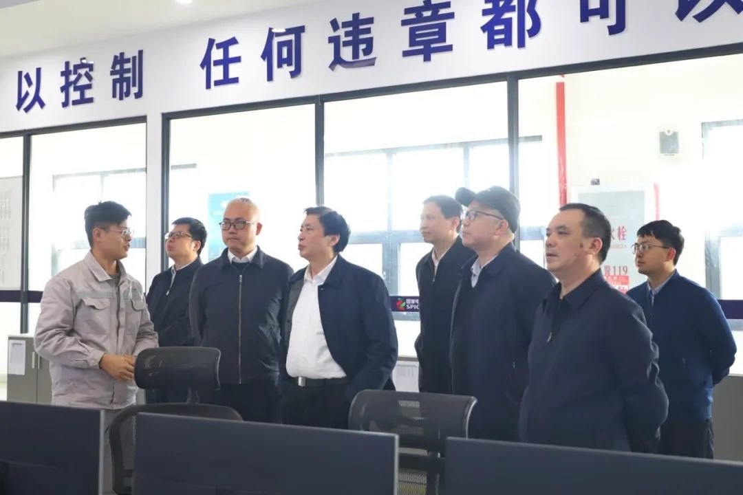 中國工程院院士謝和平調(diào)研前詹風(fēng)電、前詹港電