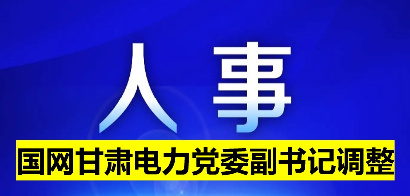 國(guó)網(wǎng)甘肅電力黨委副書(shū)記調(diào)整