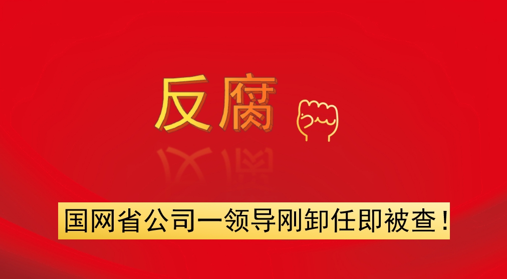 國網(wǎng)省公司一領(lǐng)導(dǎo)剛卸任即被查！