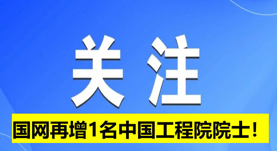 國網電科院再增1名中國工程院院士！